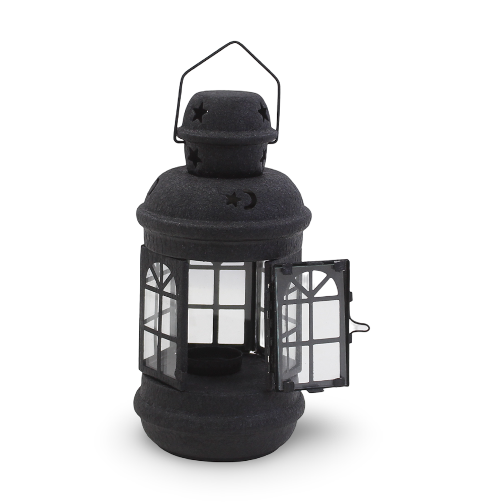 Ramadan Metal Lantern – Black Matte
