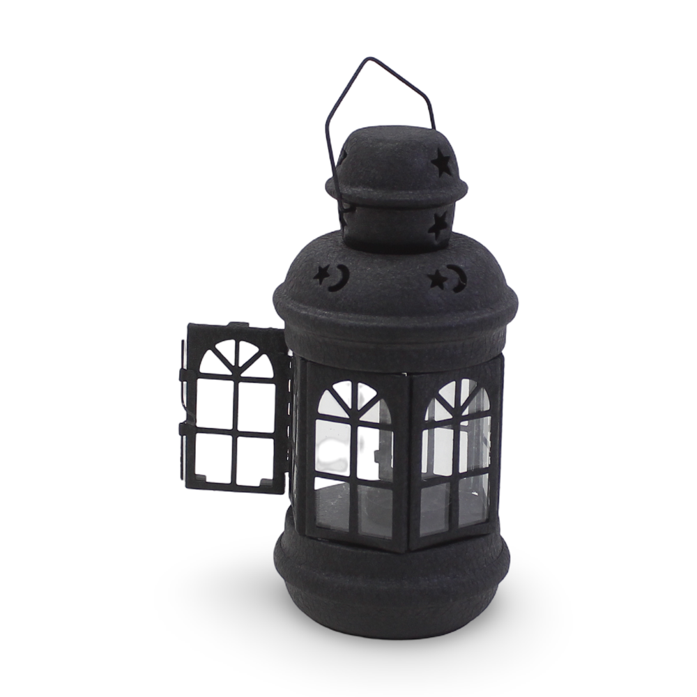 Ramadan Metal Lantern – Black Matte