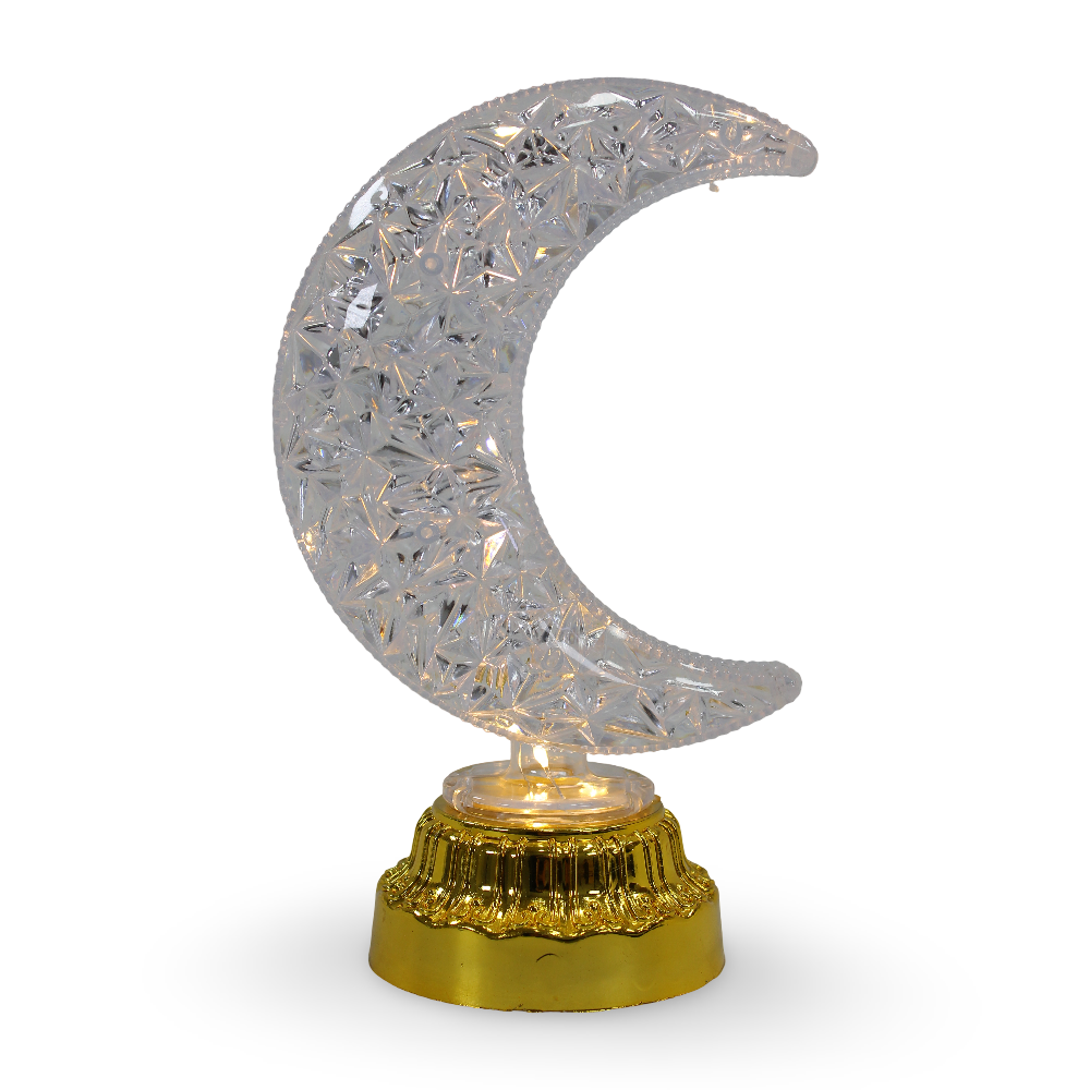 LED Moon Decorative Lamp – Gold Light