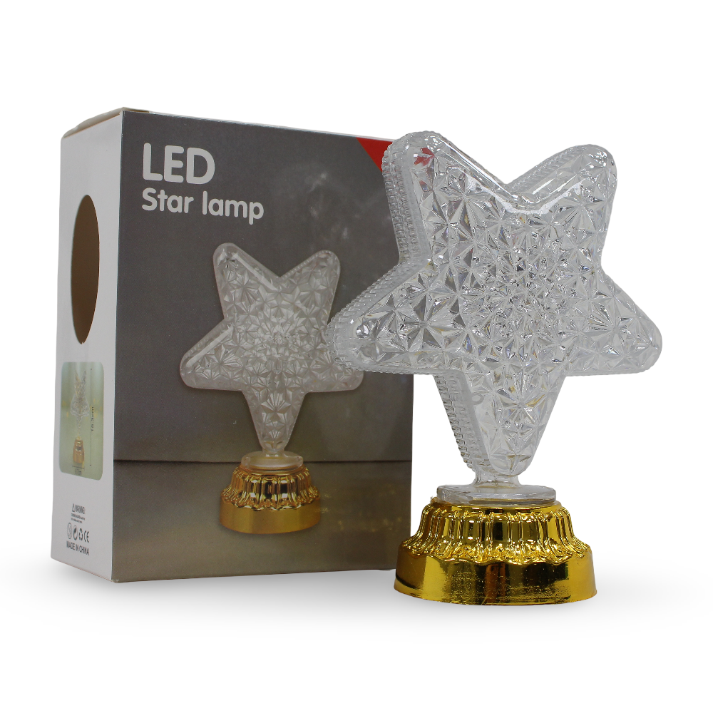 LED Star Decorative Lamp – Gold Light