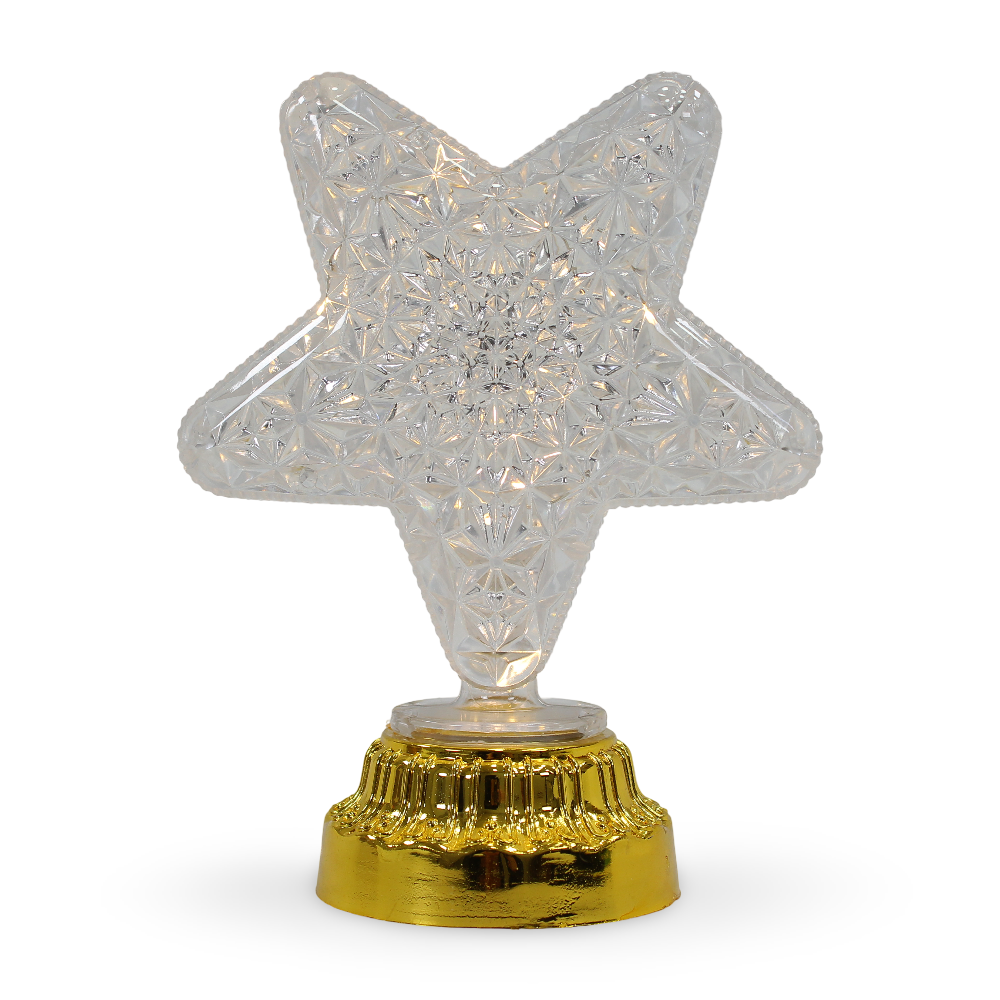 LED Star Decorative Lamp – Gold Light