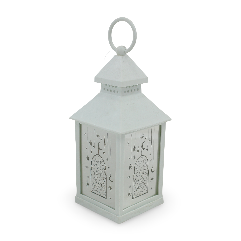Ramadan Acrylic Lantern – White