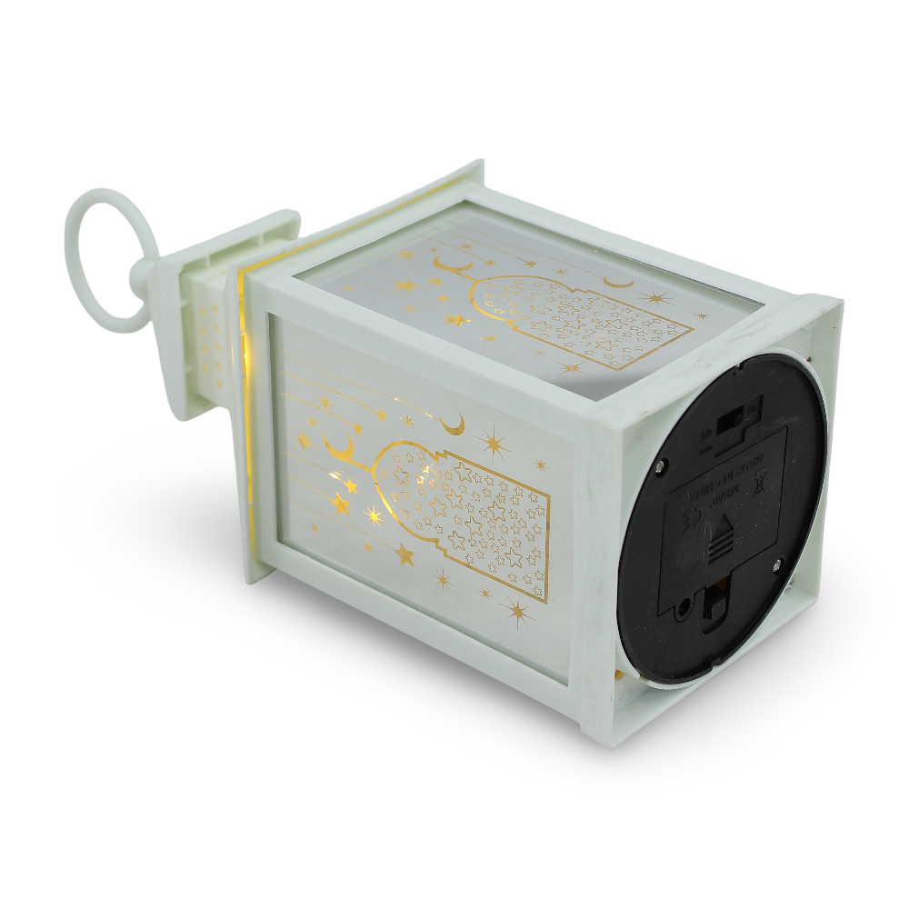 Ramadan Acrylic Lantern – White