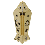 Gold Stainless Steel Lantern – Elegant Ramadan Decor