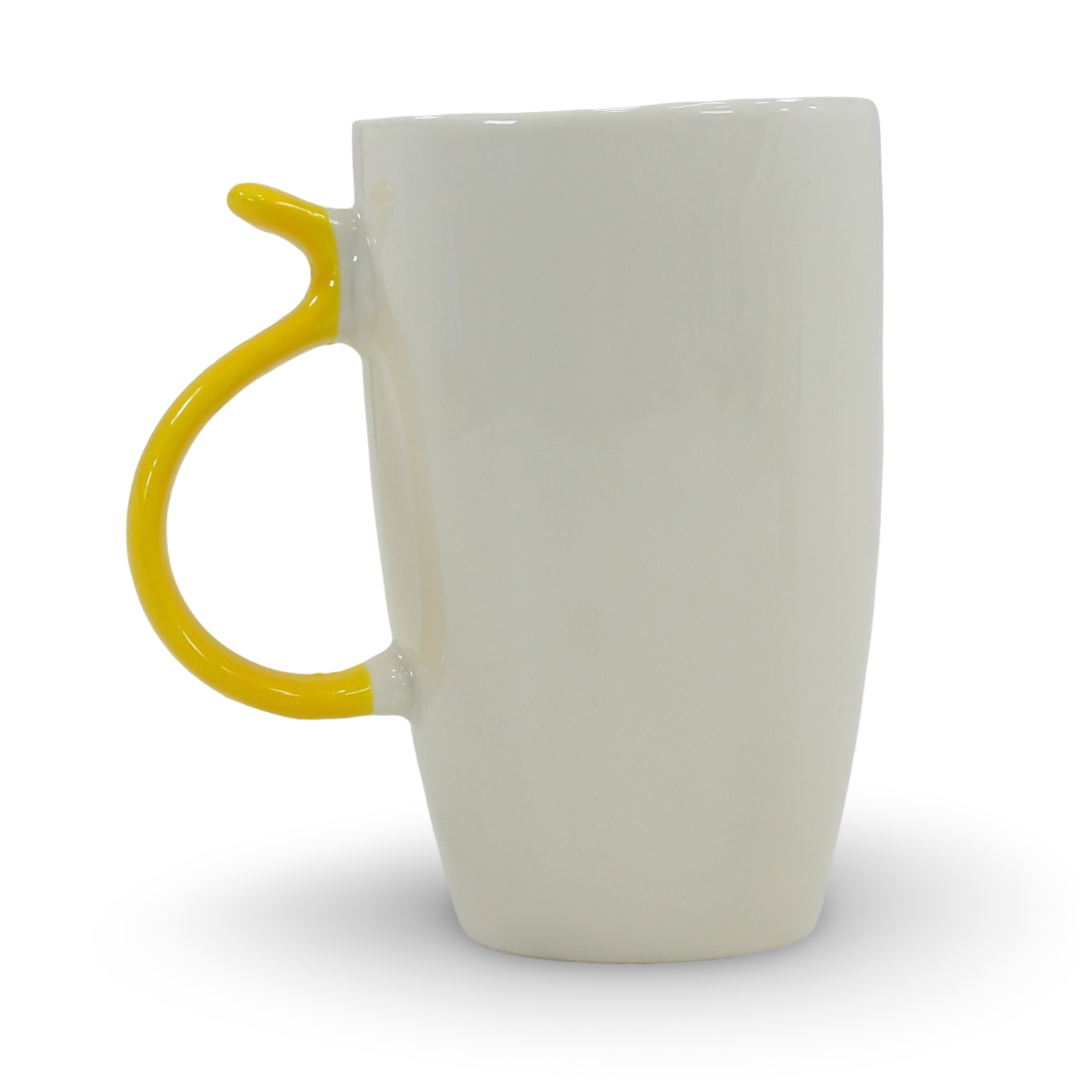 Donald Duck Ceramic Mug – with Yellow Handle