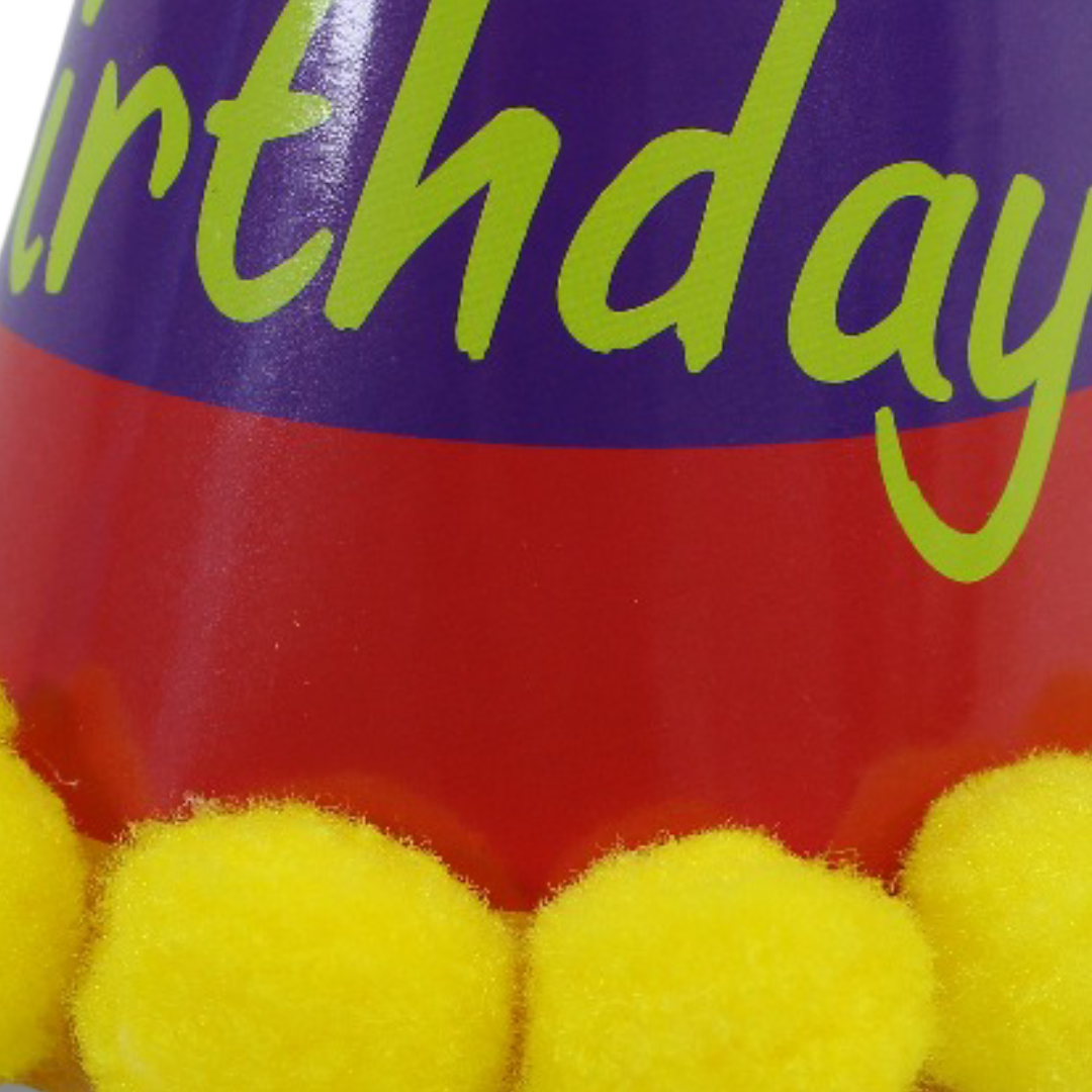 Birthday Party Small Paper Hat – Yellow