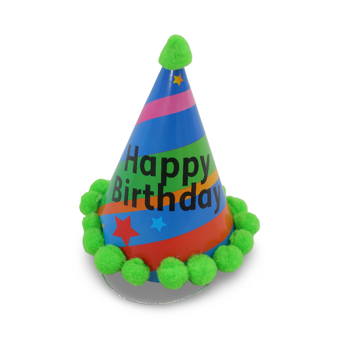 Birthday Party Small Paper Hat – Green