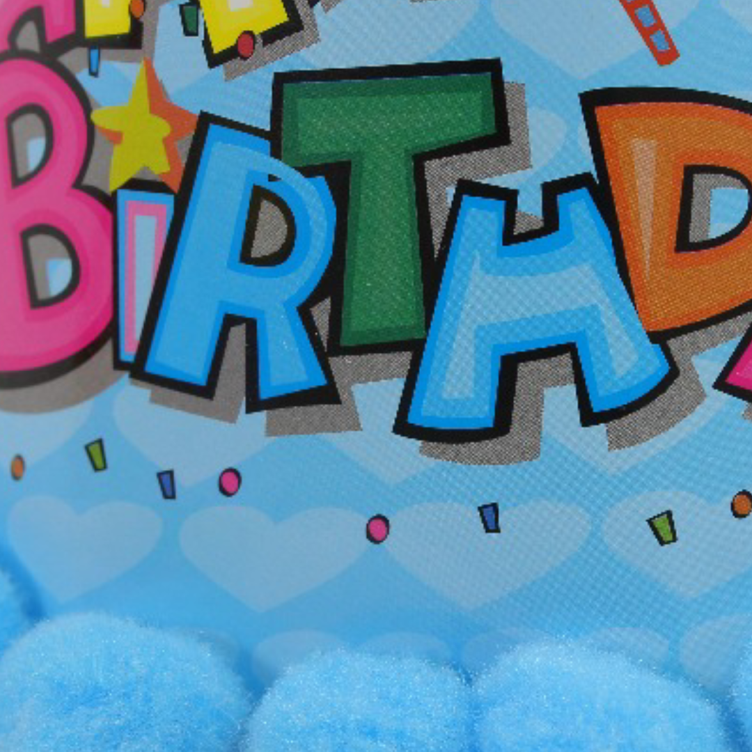 Birthday Party Paper Hat – Baby Blue