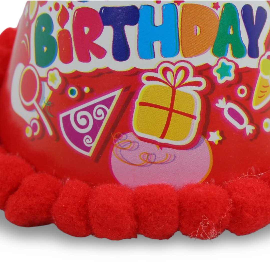 Birthday Party Paper Hat – Red