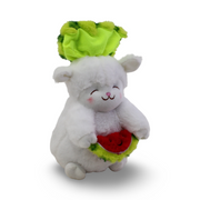 Sheep Plush Toy – Off-White with Watermelon