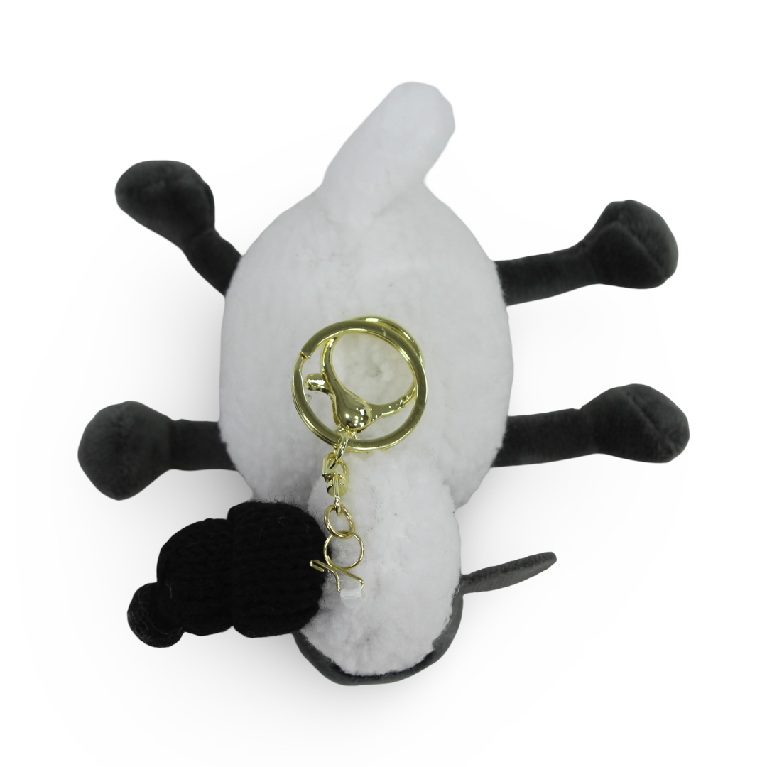 Plush Shaun The Sheep Keychain