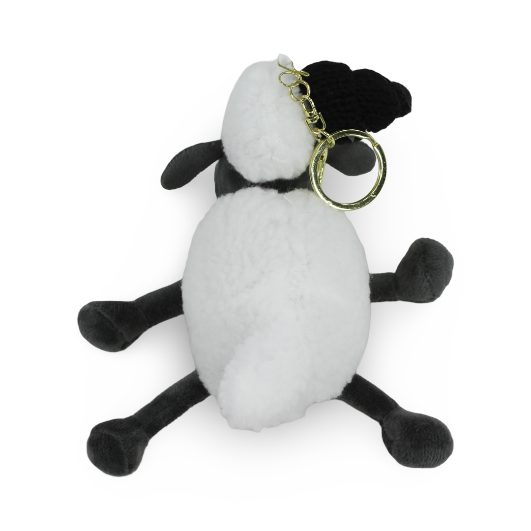 Plush Shaun The Sheep Keychain