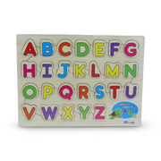 iLearn Educational Wooden Puzzle English Alphabet Letters (A–Z)