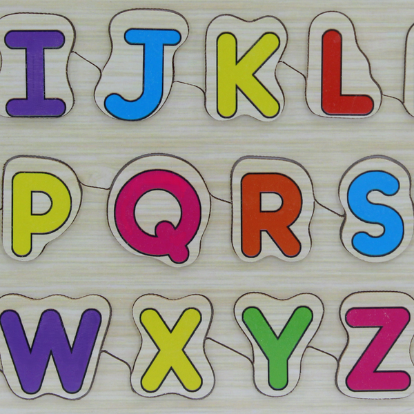 iLearn Educational Wooden Puzzle English Alphabet Letters (A–Z)