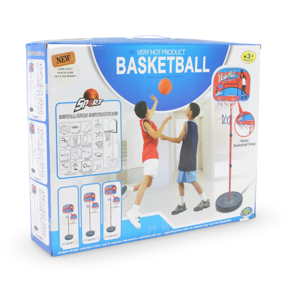 Basketball Hoop with Metal Stand – (Large Size)