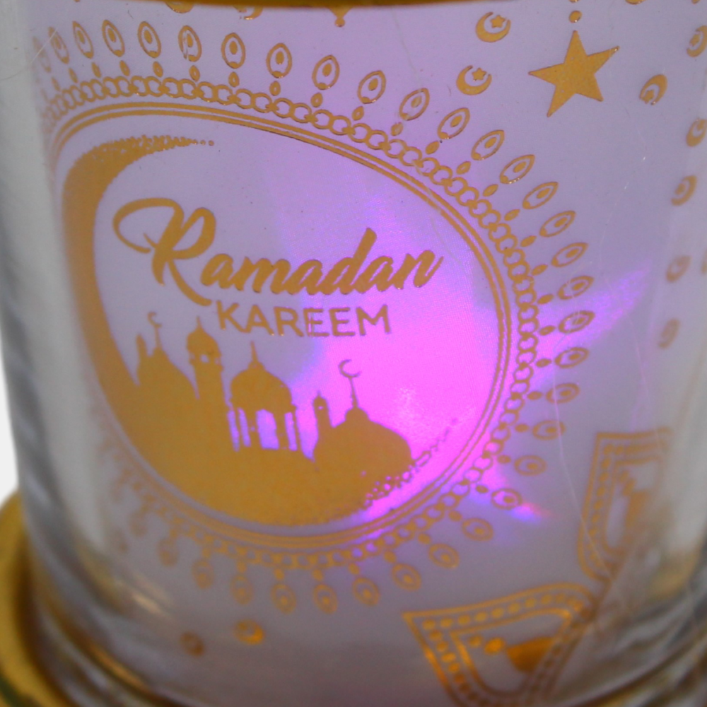 Golden Frosted Ramadan Lantern