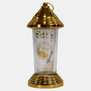 Golden Frosted Ramadan Lantern