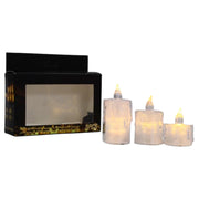 Crystal Candle Set – 3 Pieces