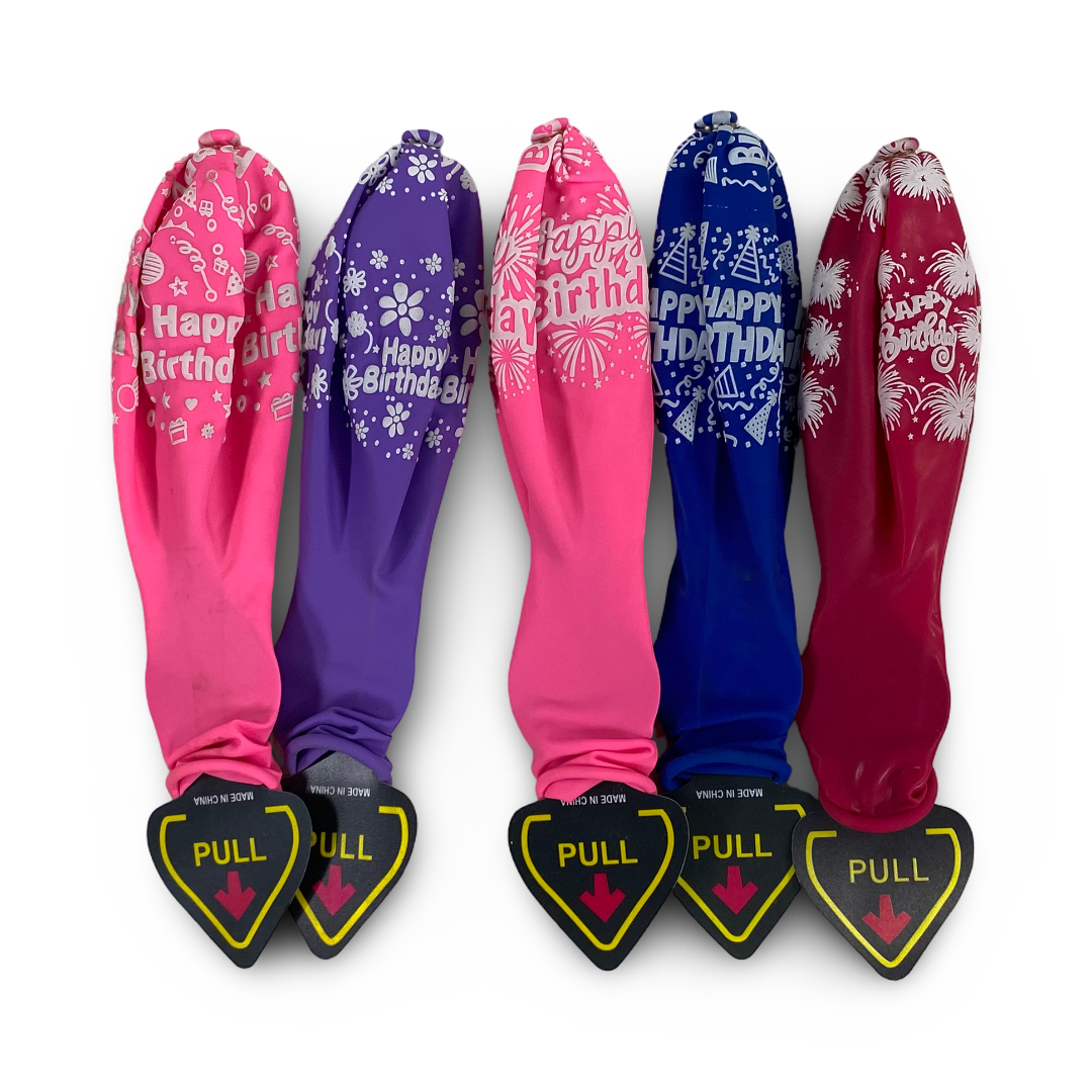LED light-up "Happy Birthday" Balloons