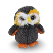 Owl Fur Toy – Grey