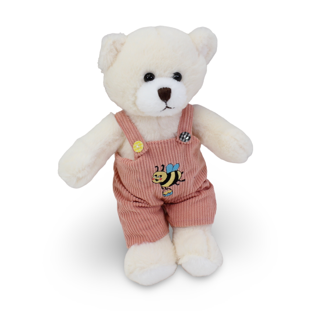 Teddy Bear Plush Toy – Salmon Onesie - Assortments - OKO
