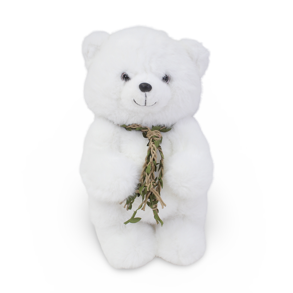 Teddy Bear Fur Toy – White