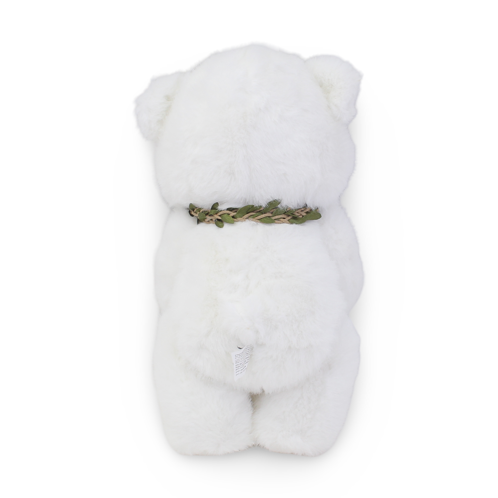 Teddy Bear Fur Toy – White
