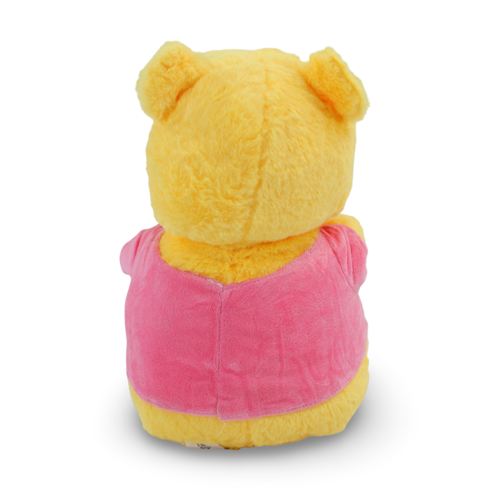 Pooh Plush Toy – Yellow with Honey Jar