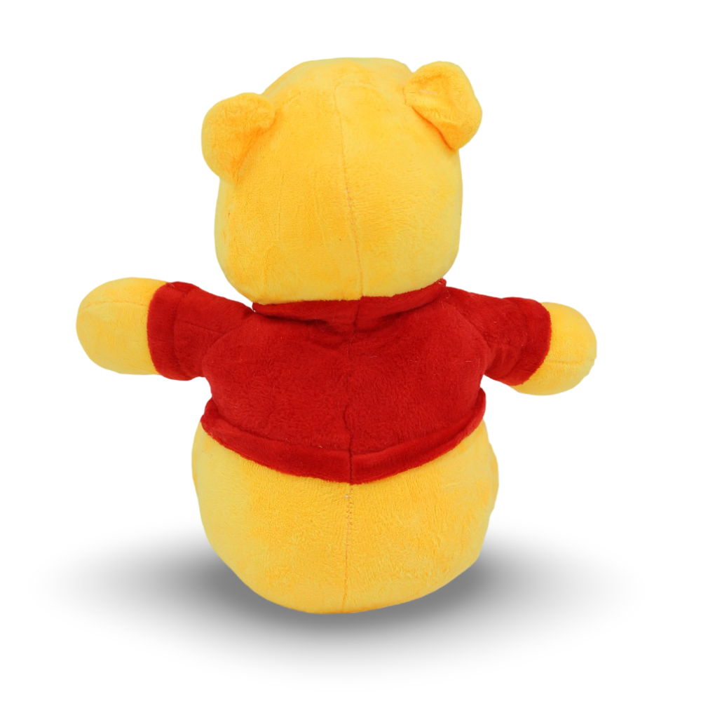 Pooh Plush Toy – Yellow with Red T-Shirt
