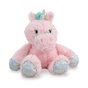 Unicorn Plush Toy – Pink & Silver