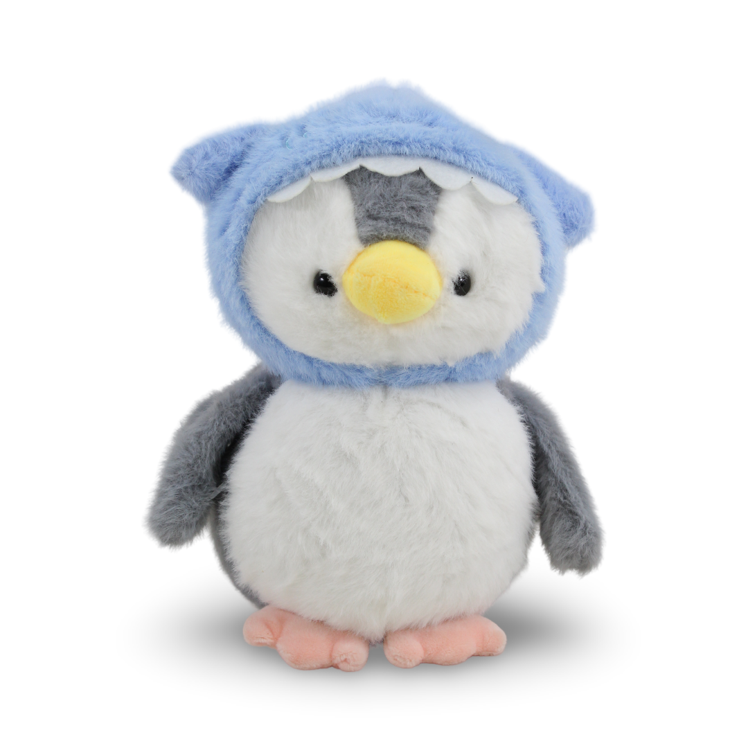 Penguin Plush Toy – Baby Blue & Grey