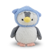 Penguin Plush Toy – Baby Blue & Grey