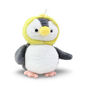 Penguin Plush Toy – Grey & Yellow