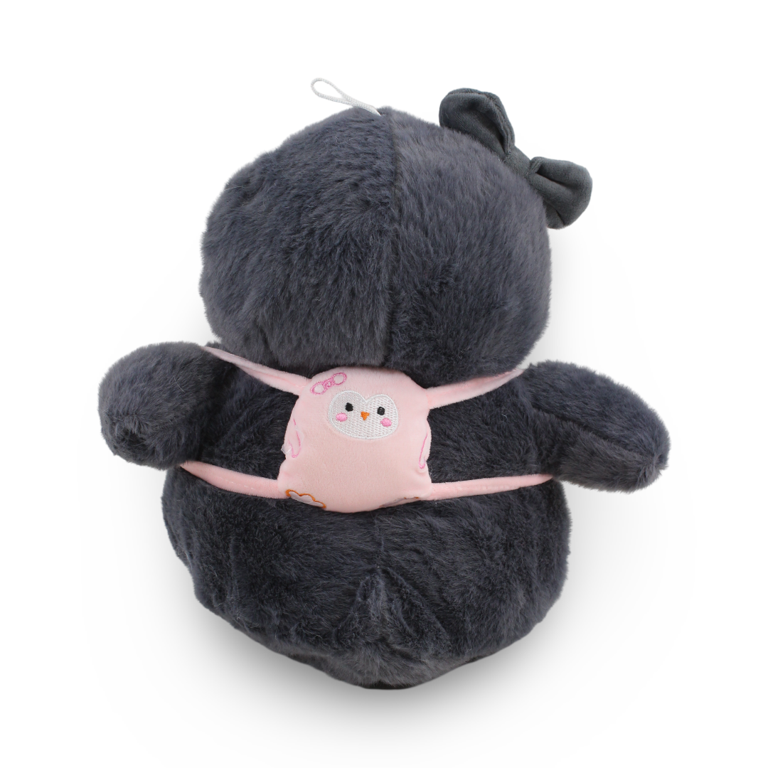 Penguin Plush Toy – Dark Grey