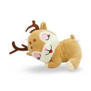 Sleeping Deer Plush Toy – Beige