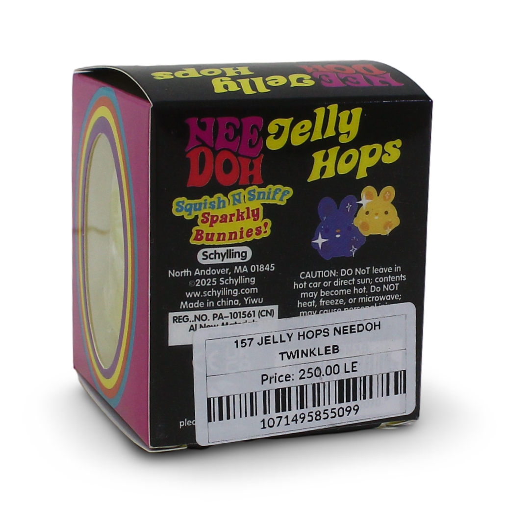 Nee Doh Jelly Hops Sensory Squeeze Toy – Yellow
