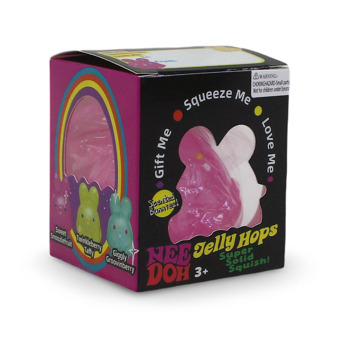 Nee Doh Jelly Hops Sensory Squeeze Toy – Pink