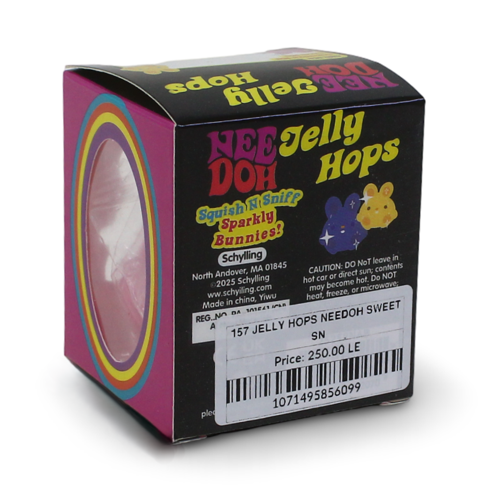 Nee Doh Jelly Hops Sensory Squeeze Toy – Pink