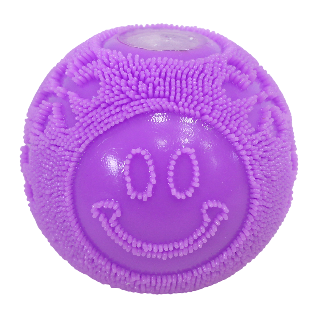 Nee Doh Fuzz Ball Flower Power Design – Purple