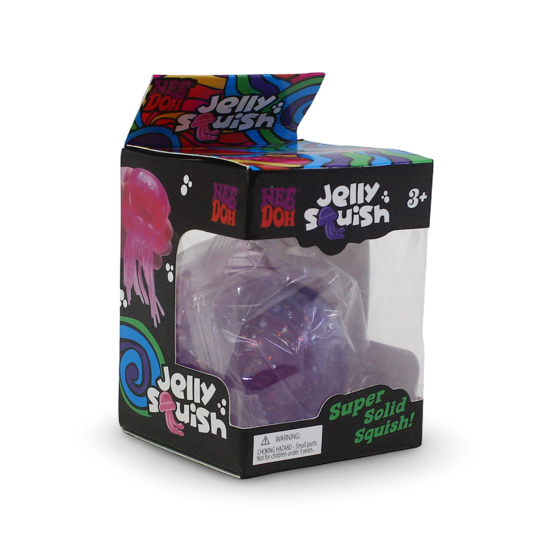 Nee Doh Jelly Squish Sensory Squeeze Toy – Purple