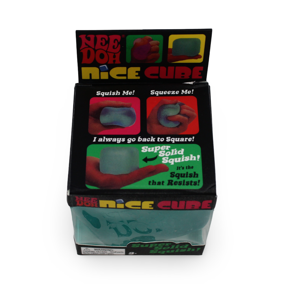 Nee Doh Nice Cube Squeeze Toy – Green