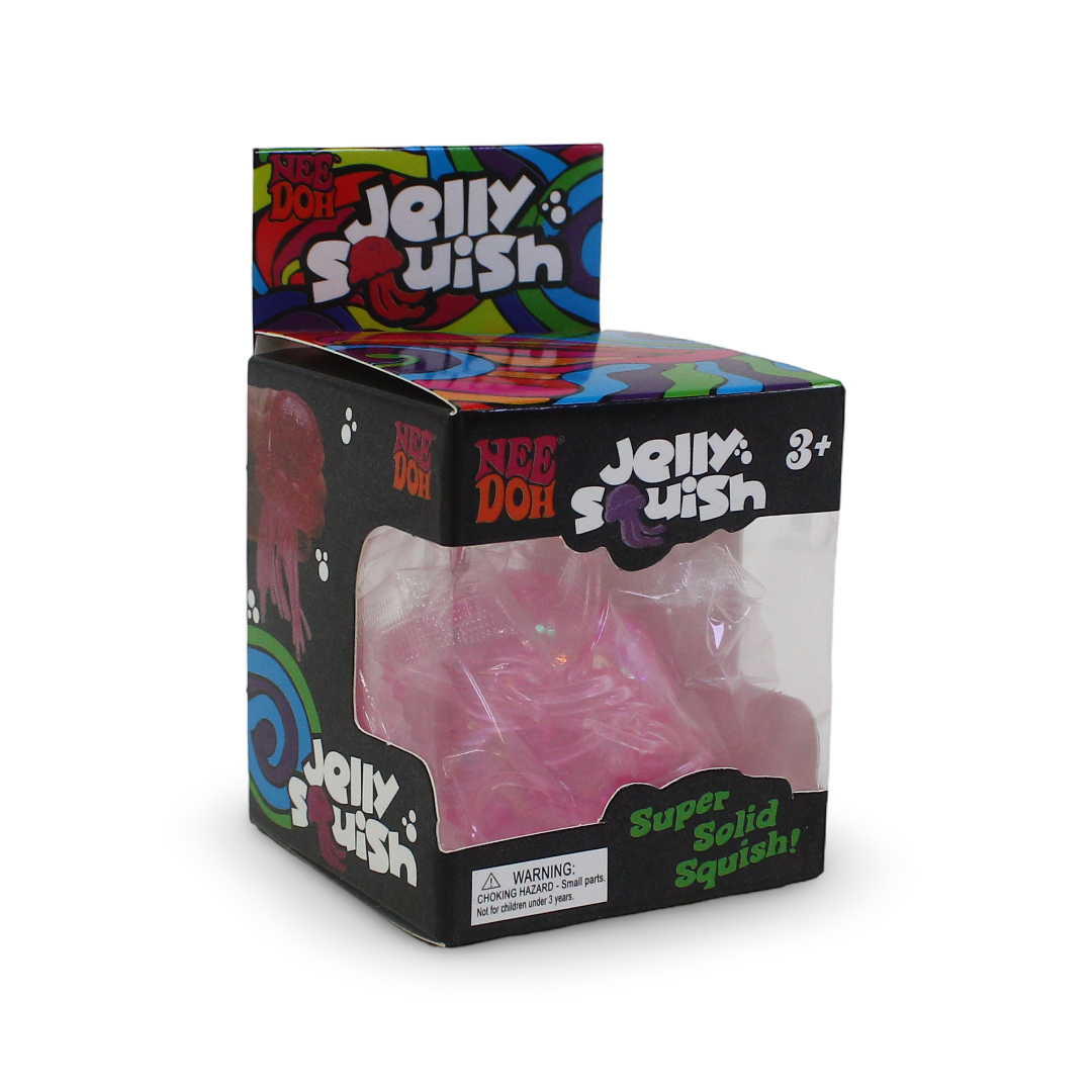 Nee Doh Jelly Squish Sensory Toy – Pink