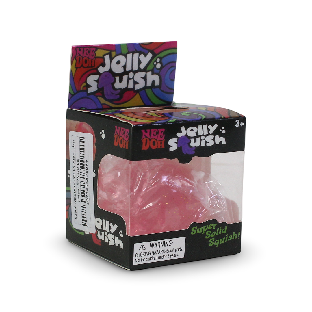 Nee Doh Jelly Squish Sensory Toy – Pink - Toys