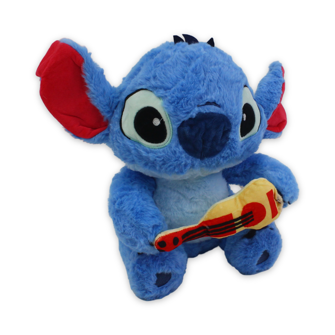 Stitch with Guitar Plush Toy – Small Size