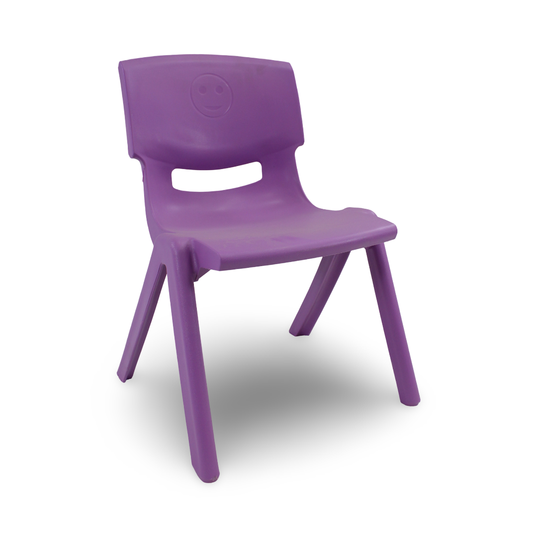 Plastic Children's Chair – Purple