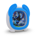Stitch Analog Alarm Clock – Blue & White