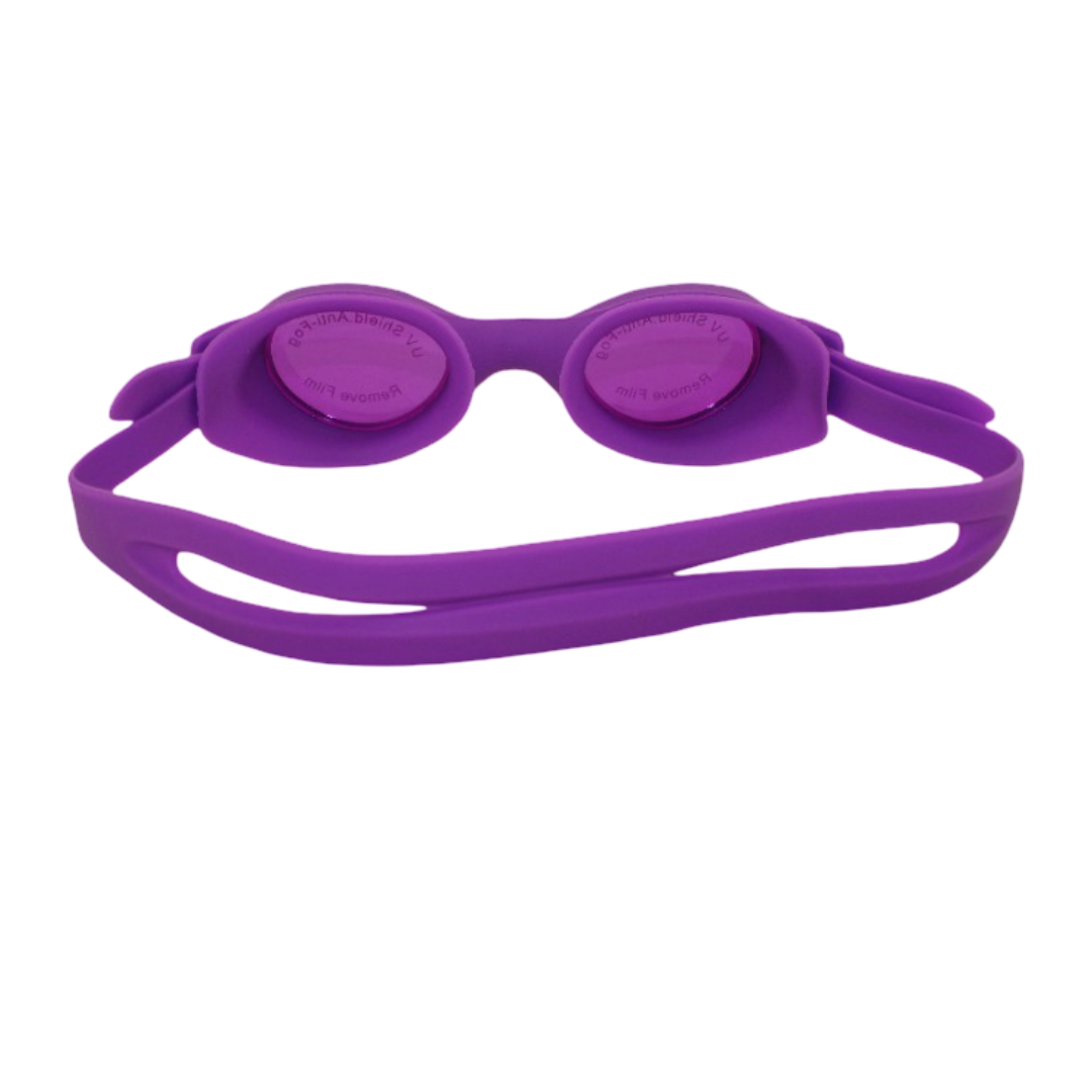 Silicone Swimming Goggles – Purple