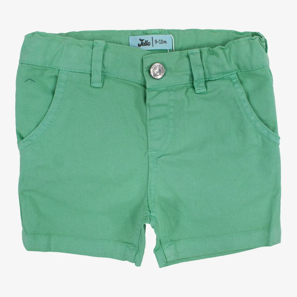 Baby Boys Gabardine Shorts – Green - Clothing - Jello