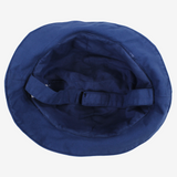 Baby Boys Cotton Hat – Indigo with Smiling Monster Design