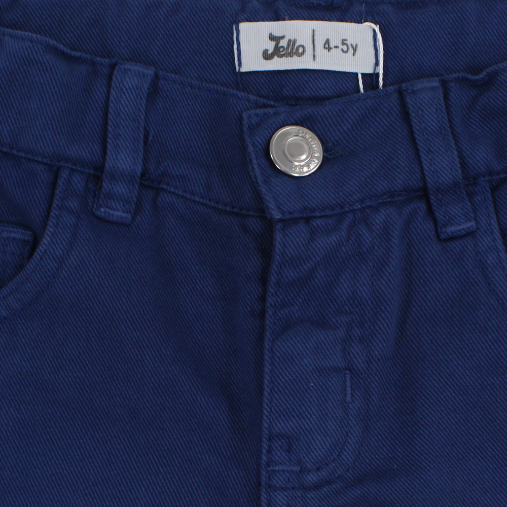 Boys Gabardine Shorts – Indigo